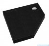 Schedpol Schedline Cameron Black Stone brodzik pięciokątny 90x90x12cm 3ST.C1PK-9090/C/ST